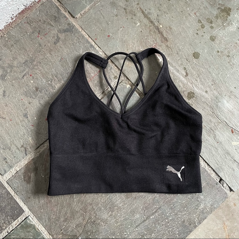 Puma longline sports bra
